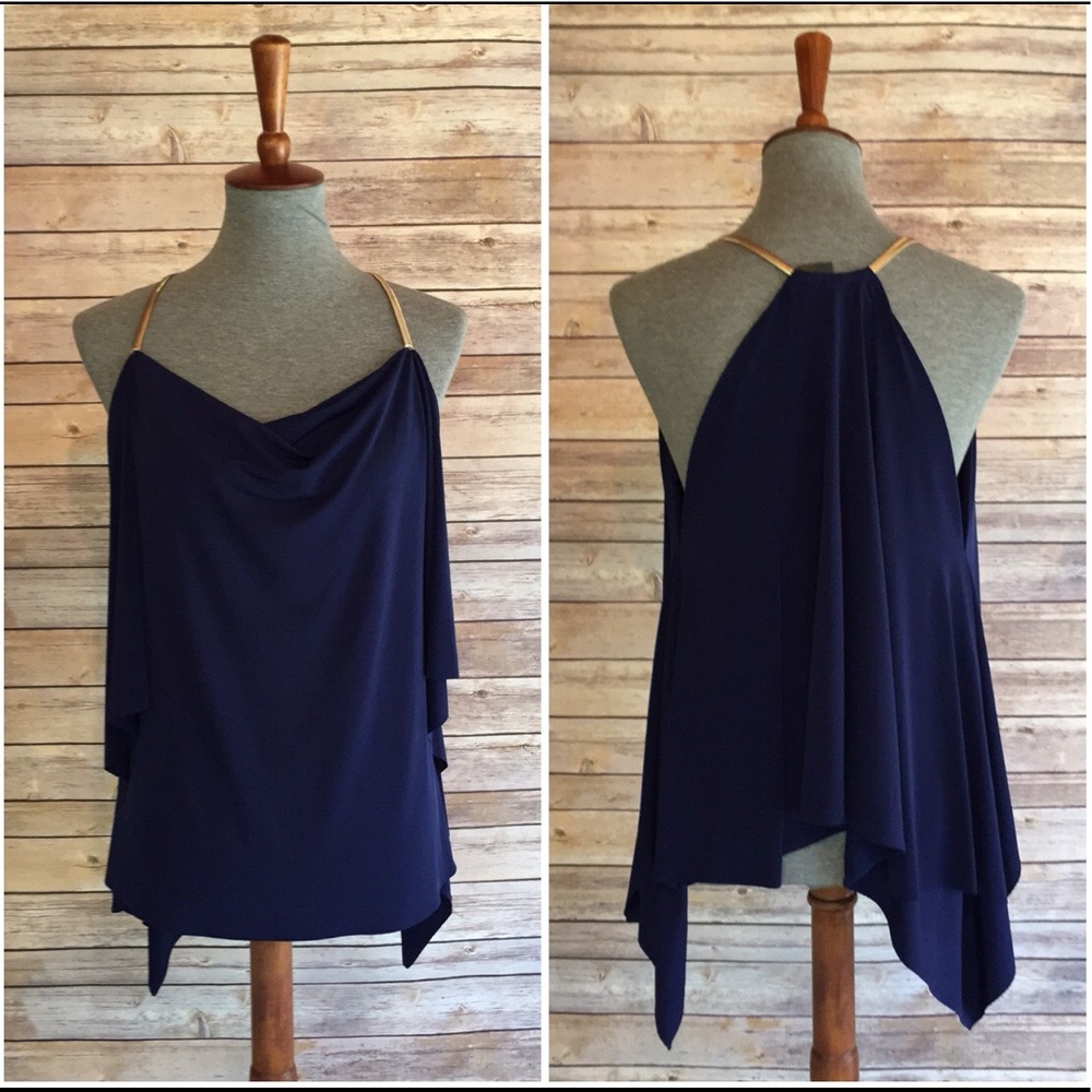 Express Blue & Gold Tank